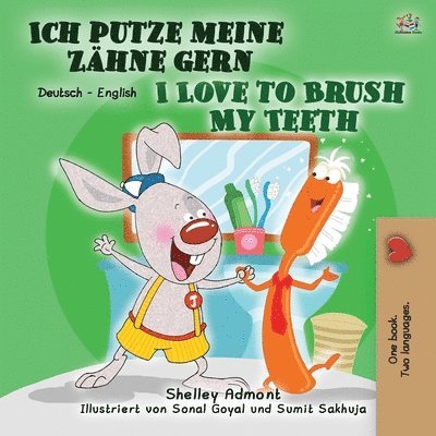 Shelley Admont, Kidkiddos Books, KidKiddos Books - I Love to Brush My Teeth (German English Bilingual Book for Children), Häftad