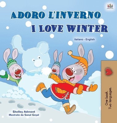 bokomslag I Love Winter (Italian English Bilingual Book for Kids)