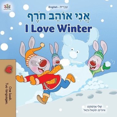 bokomslag I Love Winter (Hebrew English Bilingual Book for Kids)