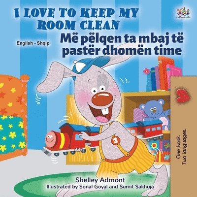 I Love to Keep My Room Clean (English Albanian Bilingual Children's Book) 1