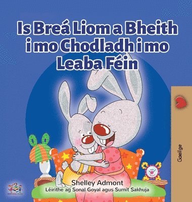 bokomslag I Love to Sleep in My Own Bed (Irish Book for Kids)