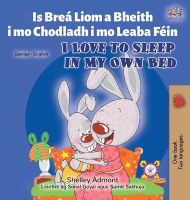 bokomslag I Love to Sleep in My Own Bed (Irish English Bilingual Book for Kids)