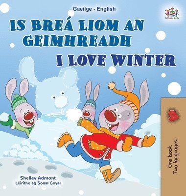 I Love Winter (Irish English Bilingual Kids Book) 1