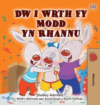 bokomslag I Love to Share (Welsh Children's Book)