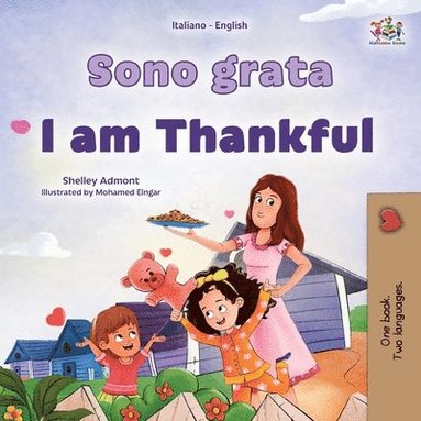 bokomslag I am Thankful (Italian English Bilingual Children's Book)