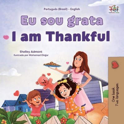 Shelley Admont, Kidkiddos Books - I am Thankful (Portuguese Brazilian English Bilingual Children's Book), Häftad