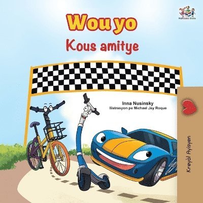 Kidkiddos Books, Inna Nusinsky, KidKiddos, Books, Inna, Nusinsky - The Wheels- The Friendship Race (Haitian Creole Edition), Häftad