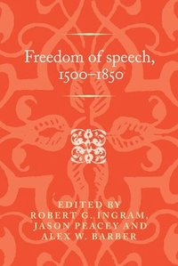 bokomslag Freedom of Speech, 15001850
