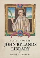 bokomslag Bulletin of the John Rylands Library 98/2