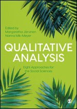 bokomslag Qualitative Analysis: Eight Approaches for the Social Sciences