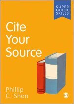 Phillip C. Shon - Cite Your Source, Häftad