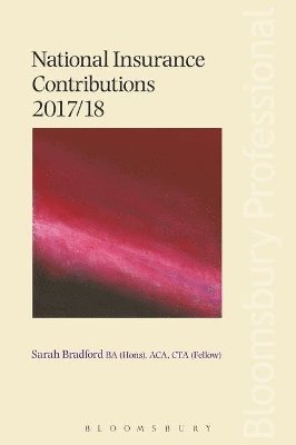 Sarah Bradford - National Insurance Contributions 2017/18, Häftad