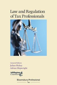 bokomslag Law and Regulation of Tax Professionals