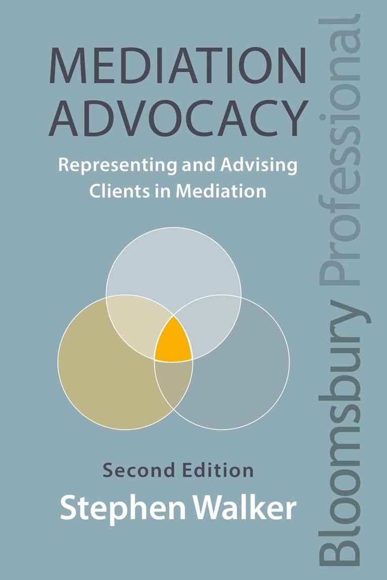 Stephen Walker - Mediation Advocacy, Häftad