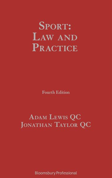 Adam Lewis KC, Jonathan Taylor KC - Sport: Law and Practice, Inbunden