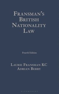 bokomslag Fransmans British Nationality Law