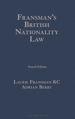 bokomslag Fransmans British Nationality Law
