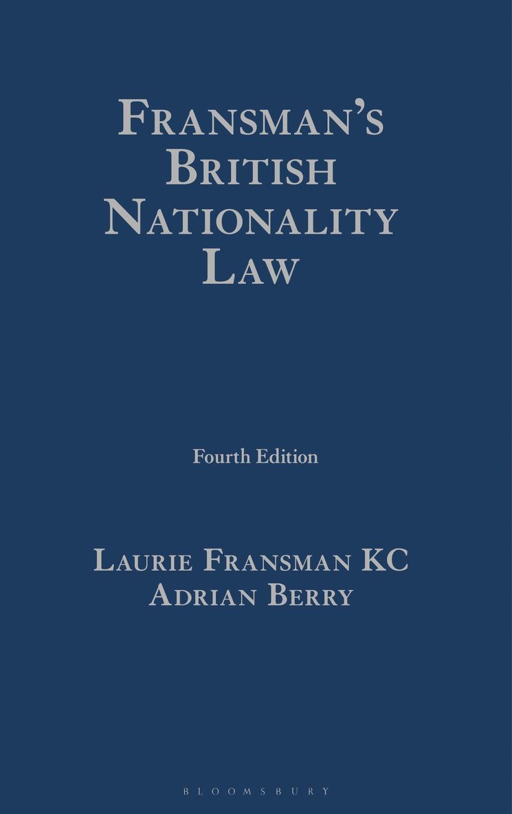 Fransmans British Nationality Law 1