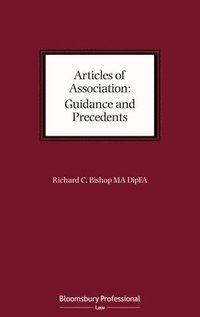 bokomslag Articles of Association: Guidance and Precedents