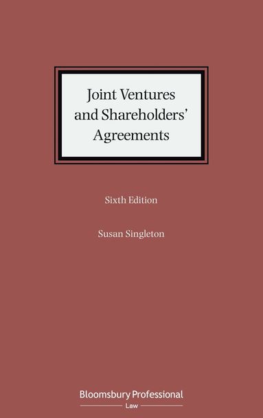 bokomslag Joint Ventures and Shareholders' Agreements