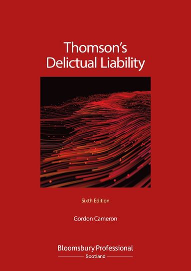 bokomslag Thomson's Delictual Liability