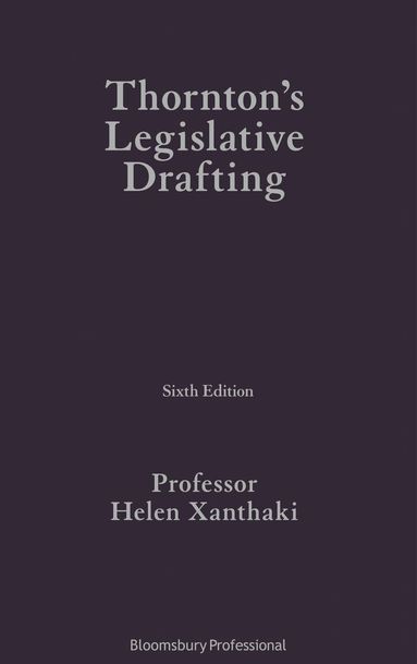 bokomslag Thornton's Legislative Drafting