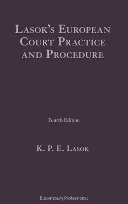 Lasok's European Court Practice and Procedure 1