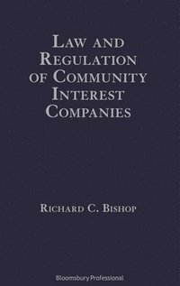 bokomslag Law and Regulation of Community Interest Companies