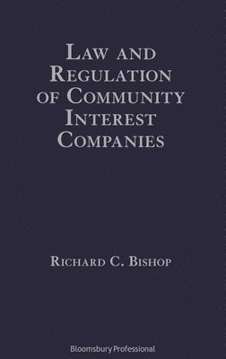 bokomslag Law and Regulation of Community Interest Companies