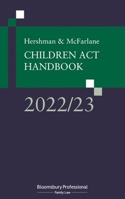 Andrew McFarlane, Andrew Mcfarlane - Hershman and McFarlane: Children ACT Handbook 2022/23, Häftad