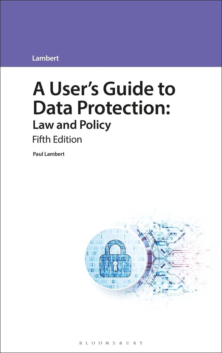 Paul Lambert - User's Guide to Data Protection, Häftad