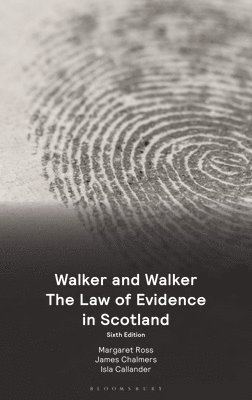 bokomslag Walker and Walker The Law of Evidence in Scotland