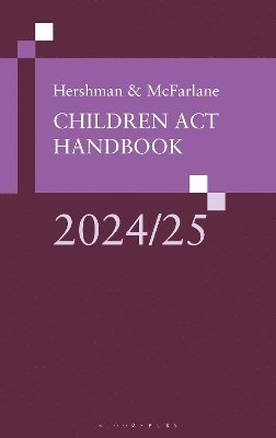 bokomslag Hershman and McFarlane: Children Act Handbook 2024/25