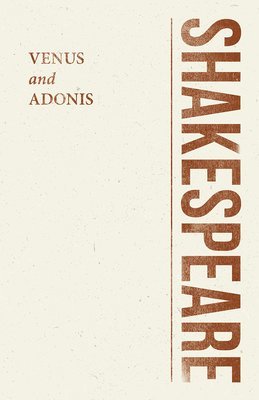 bokomslag Venus and Adonis