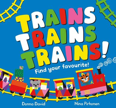 Donna David - Trains Trains Trains!, Häftad