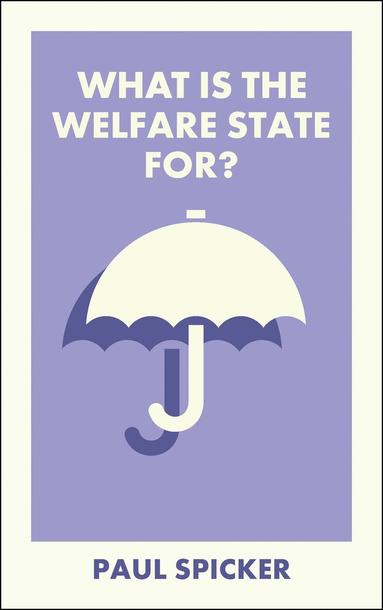 Paul Spicker - What Is the Welfare State For?, Häftad