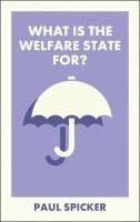 What Is the Welfare State For? 1