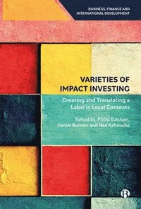 bokomslag Varieties of Impact Investing