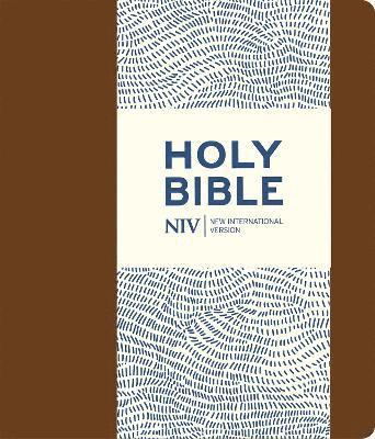bokomslag NIV Journalling Brown Imitation Leather Bible with Clasp