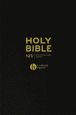 bokomslag NIV Larger Print Black Leather Bible