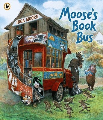 Inga Moore - Moose's Book Bus, Häftad
