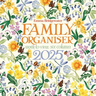 Emma Bridgewater Wildflowers Week-To-View Planner Wall Calendar 2025 1