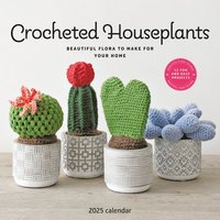 bokomslag Crocheted Houseplants Square Wall Calendar 2025