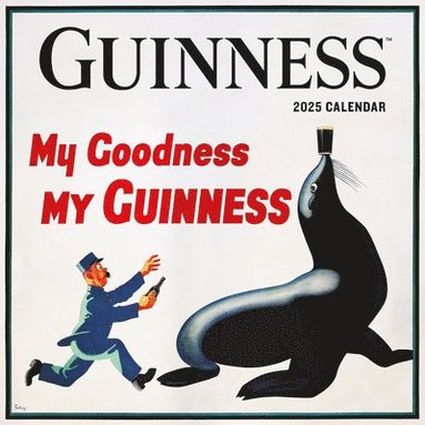 bokomslag Guinness, Poster Art Square Wall  Calendar 2025