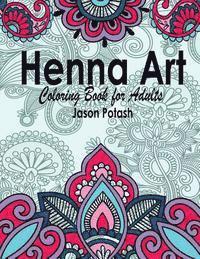 bokomslag Henna Art Coloring Book For Adults