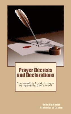 bokomslag Prayer Decrees and Declarations