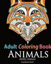 bokomslag Adult Coloring Book: Animals: Coloring Book for Grownups Featuring 34 Beautiful Animal Designs