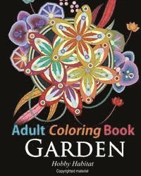 bokomslag Adult Coloring Book: Enchanted Garden: Coloring Book for Grownups Featuring 32 Beautiful Garden and Flower Designs