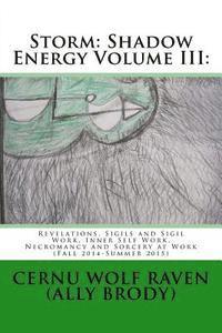 bokomslag Storm: Shadow Energy Volume III: : Revelations, Sigils and Sigil Work, Inner Self Work, Necromancy and Sorcery at Work (Fall 2014-Summer 2015)