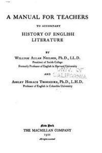 A History of English Literature 1